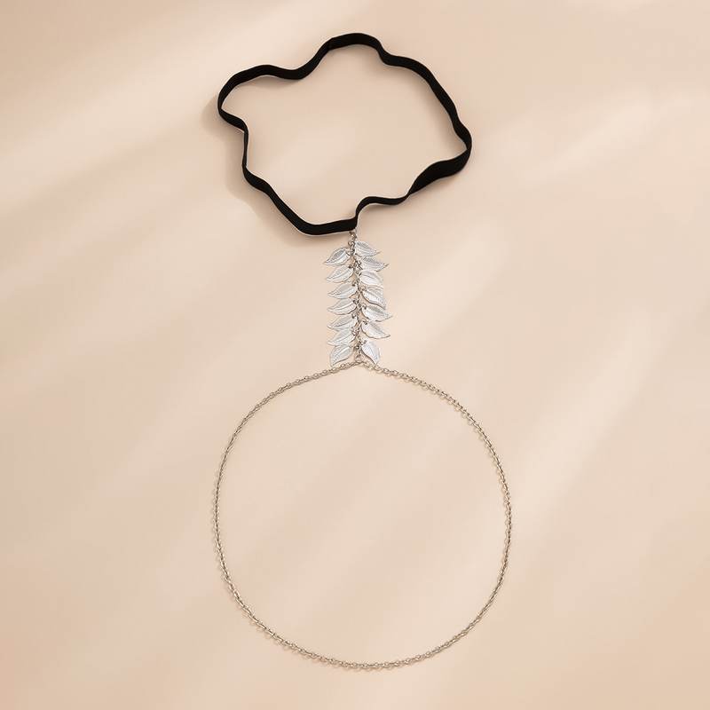 Europäischer und amerikanischer Schmuck, süß und cool, lässig, Strass-Strand-Beinkette, elastisches Band, Nachahmung von Perlen, sexy Beinkette_voghion.com
