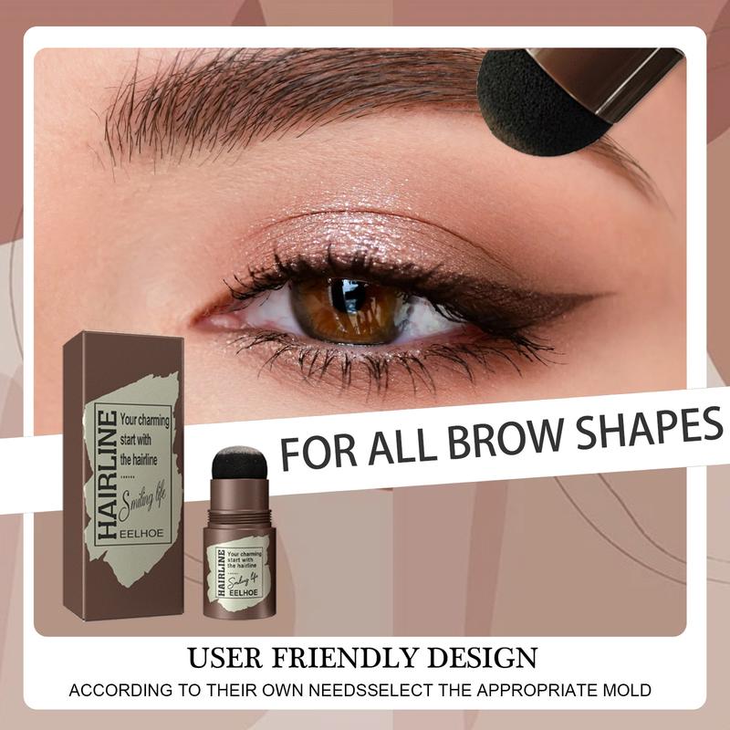 Eelhoe cake repair hairline print natural lazy eyebrow quick makeup_voghion.com
