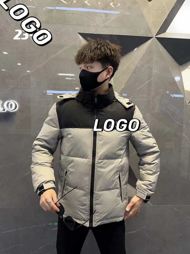 Jachetă de iarnă pentru bărbați, de designer, de lux, rezistentă la vânt, îngroșată și caldă, cu imprimeu Dashan, versatilă, cu puf, cu glugă_voghion.com