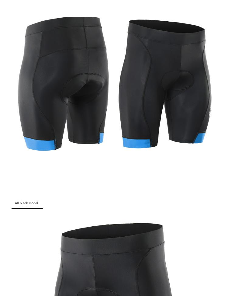 NOKO-ARSUXEO Herr Reflekterande Tight Stretchbyxor, Landsvägscykelbyxor, Silikonkudde, Sommar Snabbtorkande Andningsbara Mountainbikebyxor_voghion.com