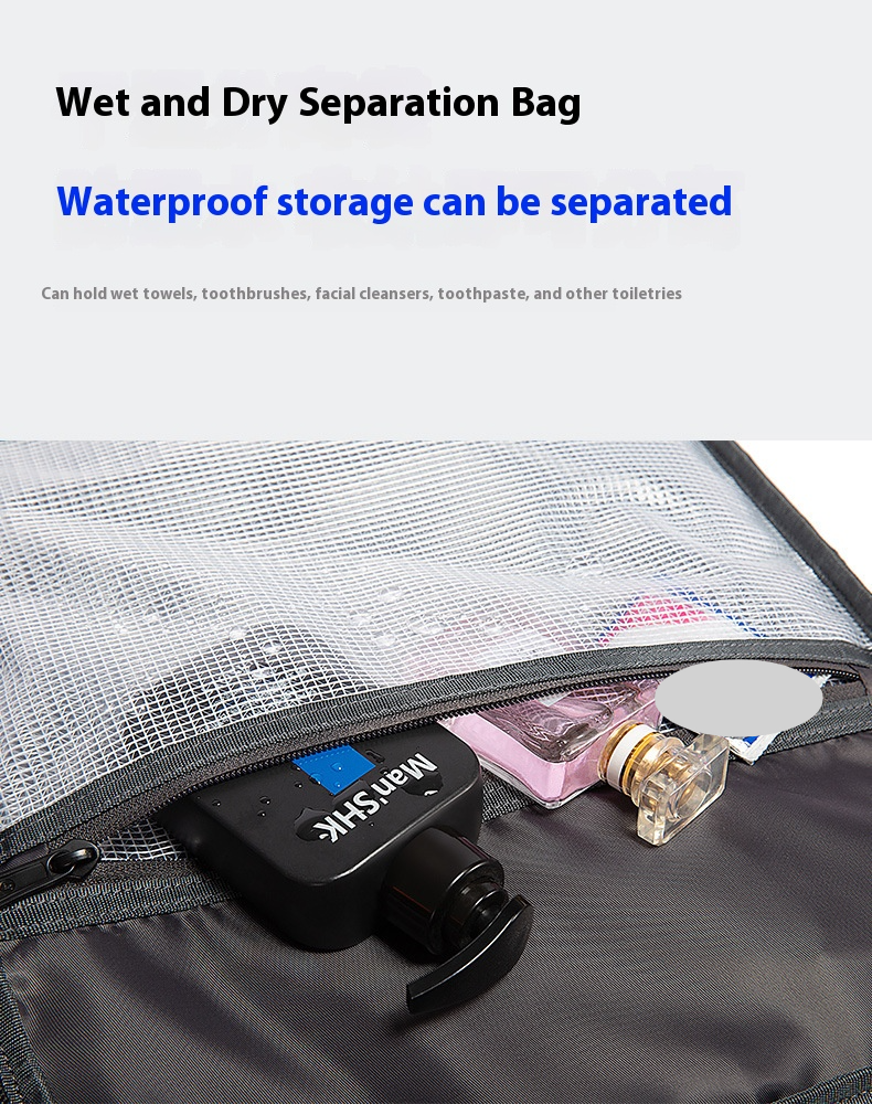 Backpack Men's Large Capacity Business Leisure Travel Waterproof Computer Backpack Expandable Men's Bag_voghion.com