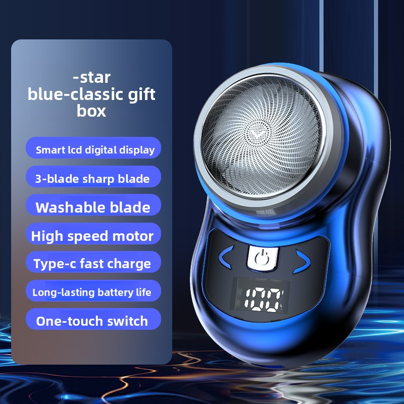 3D Rotary Electric Shaver For Men - Ultra-Quiet Under 36dB, Waterproof, USB Rechargeable, 60+ Mins Runtime, Floating Blades For Smooth Shaving_voghion.com