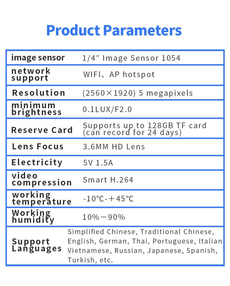 Indoor Baby Monitor Camera, Wireless, Home-use, HD Night Vision, WiFi Camera, Cross-border Monitor_voghion.com
