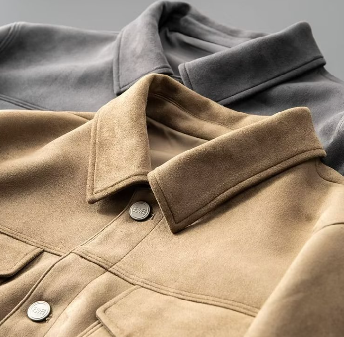Men's Lightweight Jacket With Stand Collar & Paris Letter Print - Stylish Autumn & Spring Coat For Men, Slim Fit Casual Blazer_voghion.com
