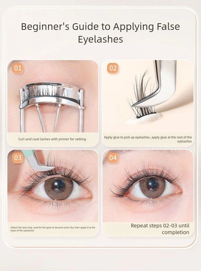 Pinzette für falsche Wimpern, für Wimpernverlängerung, Make-up-Tools, Anfänger-Pinzette mit goldener Feder, professionelle Wimpernstylist-Tools_voghion.com