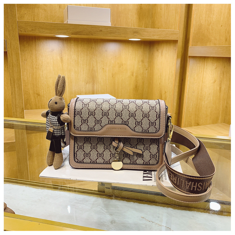 Borsa da donna a tracolla versatile di alta qualità autunno/inverno 2024 nuova moda a tracolla piccola quadrata alla moda Instagram_voghion.com