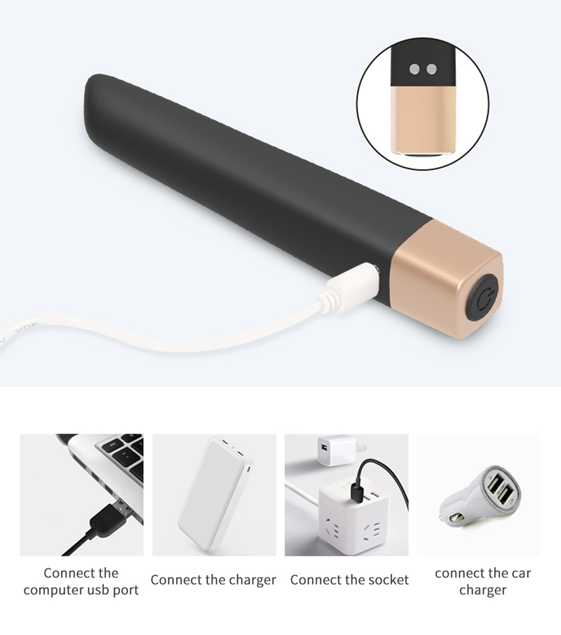 Vibratori a proiettile USB Speed 16 per donne Mini vibratore a rossetto con dito Vibrador Masturbator Stimolatore del clitoride_voghion.com