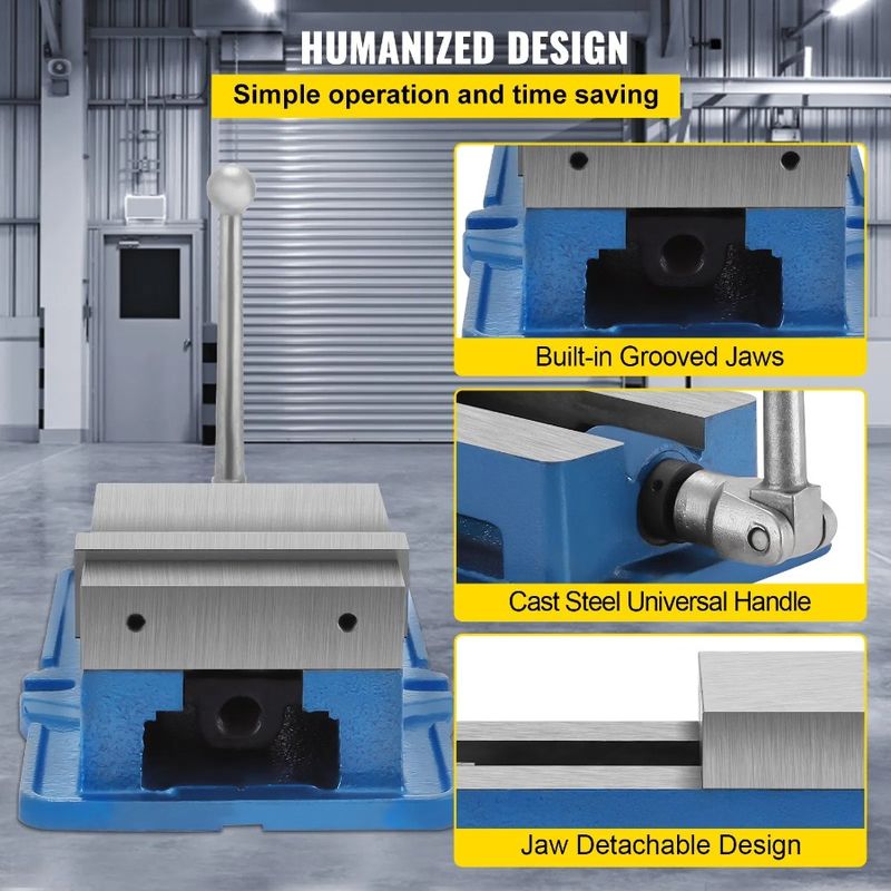 Inch Inch Press Down Drill Clamp Milling Milling 6 Clamp Vice 6 ACCU Drilling Width Bench Vise Jaw Machine Precision Lock Vise_voghion.com