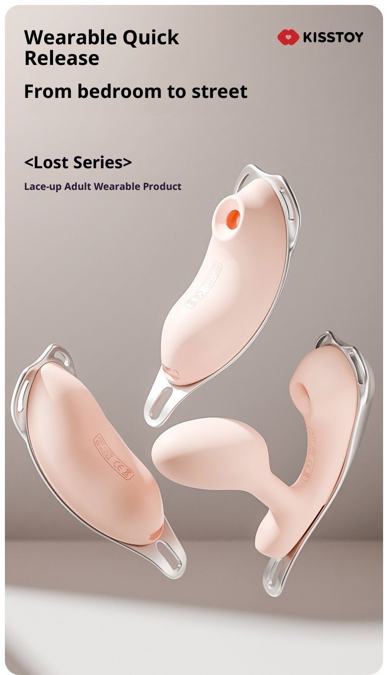 LuvBox Kisstoy Vibratore indossabile con telecomando per uso esterno Verginità non-interrotta Giocattolo sessuale con forti vibrazioni_voghion.com