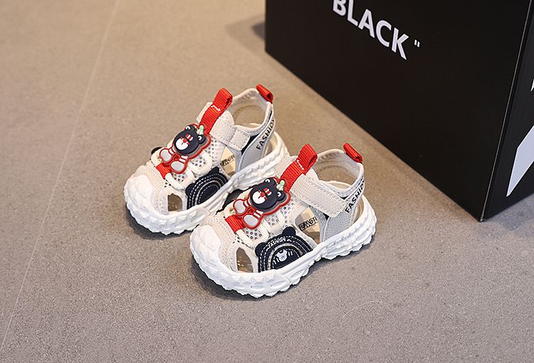 Kinderschuhe Sommersandalen Junge Kinderschuhe Funktionelle Geschlossene Zehen Weiche Sohle Kleinkinderschuhe_voghion.com