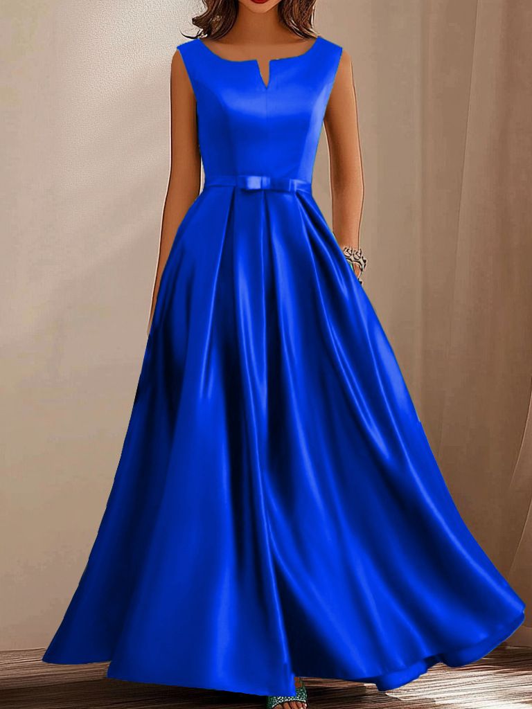Imbracaminte de dama satin fusta mare rochie de seara_voghion.com