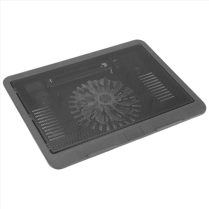 Pad Big Fans, Portable Laptop Cooling Fan With 2 In 1 USB Port, Blue LED Light, Adjustable Stand_voghion.com