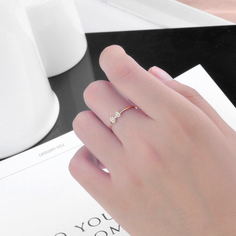 Silver Plated Bow, Cool Style Ring, Female Instagram, Niche Design, Jewelry, Temperament, And Sense Of Decoration. The_voghion.com