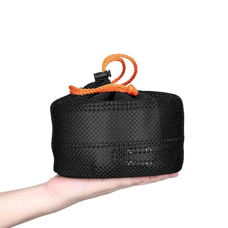 Outdoor-Produkter, Outdoor-Dëppen-Set fir 2-3 Persounen, Camping-Téikännchen-Geschir-Set, dräideelegt Kachgeschir-Set_voghion.com