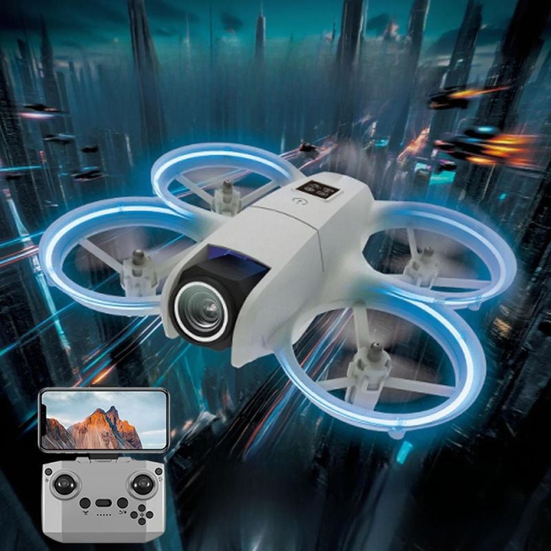 Mini drone JJRC H135 con telecamera HD 4K WiFi FPV, telecomando per evitare gli ostacoli, elicottero portatile, quadricottero giocattolo per_voghion.com