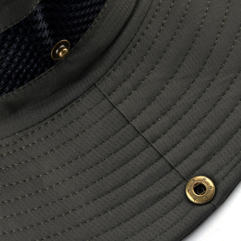 Solid color sun hats for men Outdoor Fishing cap Wide Brim Anti-UV beach caps women Bucket hat Summer Hiking camping_voghion.com