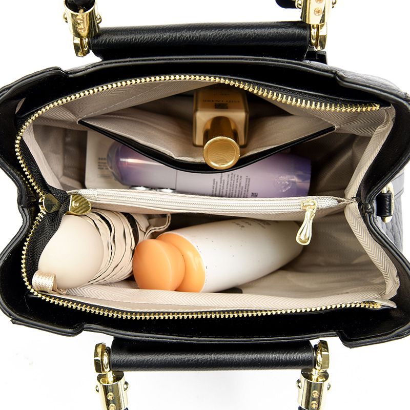 Borsa a mano con motivo a pietra 2025, nuova moda, versatile, stile tote, da donna, borsa a tracolla_voghion.com