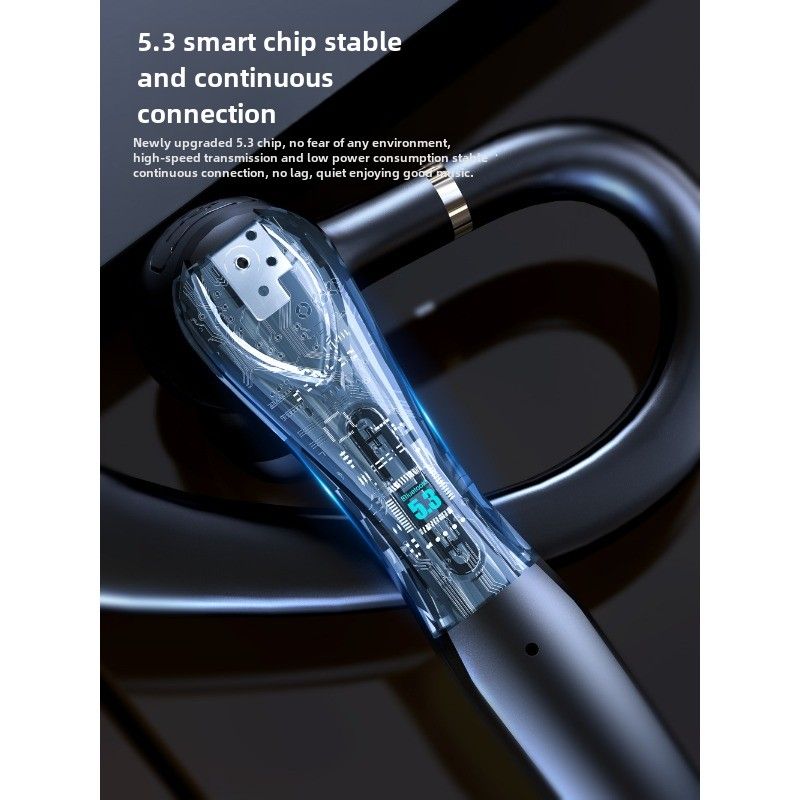 Auricolare Bluetooth TWS, ENC con doppio microfono, riduzione del rumore, display digitale touch, auricolari pendenti_voghion.com