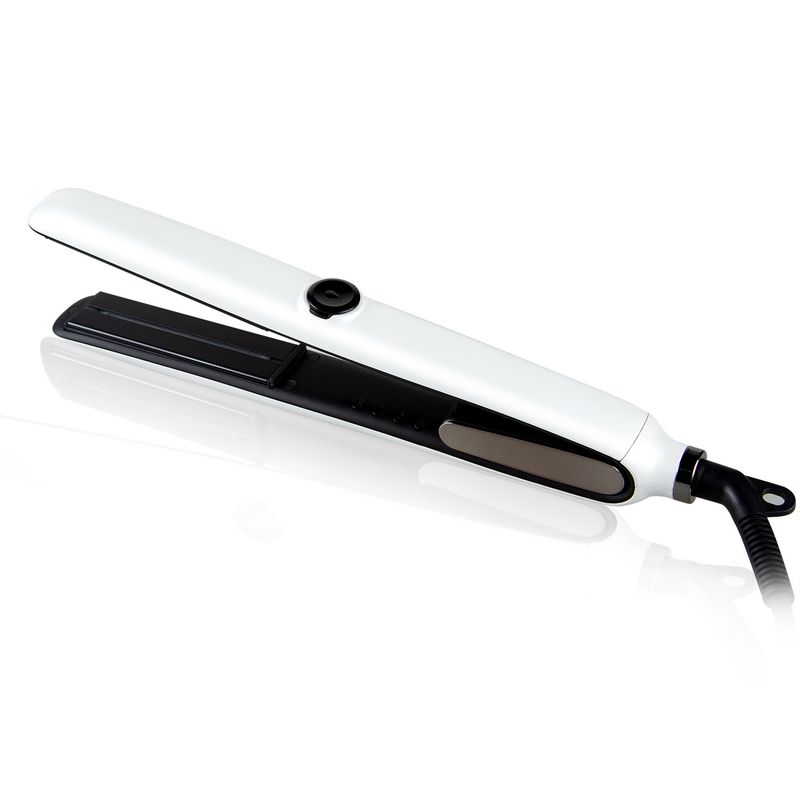 Professional Infrared Steam Hair Straightener With Negative Ion Technology – Ceramic Tourmaline Plates, 15 Temperature Settings, Dual Voltage_voghion.com