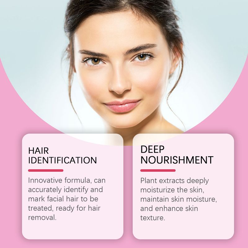 West&Month 5 buc/set Spray de recunoaștere a părului facial, Demachiant facial care înmoaie părul Spray delicat pentru îndepărtarea părului, non-iritant_voghion.com
