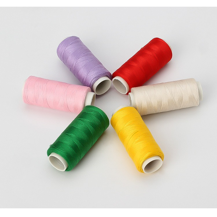12 Colors Embroidery Thread Set DIY Boutique Colorful Polyester Sewing Threads_voghion.com
