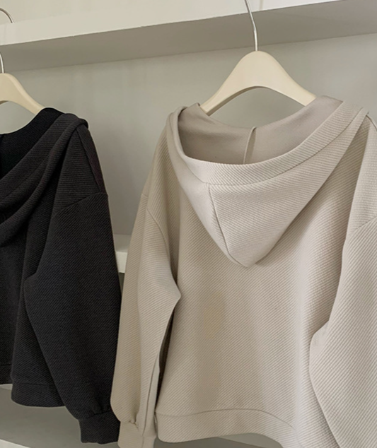 Odzież damska jesień i zima garnitur spódnica luźny kaptur sukienka halter luźny sweter kurtka casual fashion dwuczęściowy garnitur dla kobiet_voghion.com