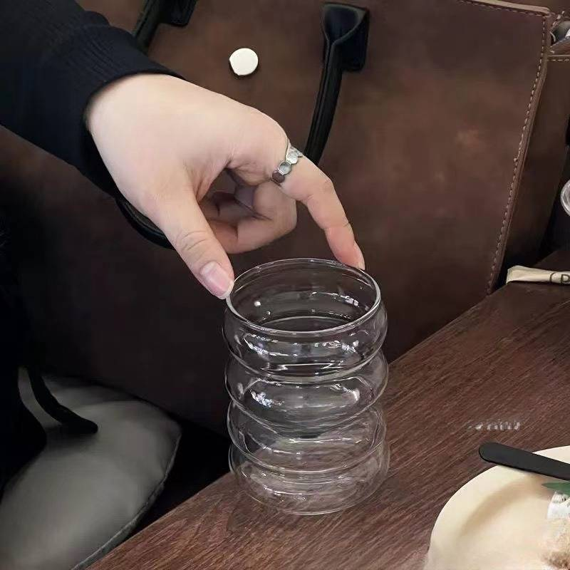 Påskedags drikkeglas Cloud Cup Høj værdi kaffekop Sød vandkop Varmebestandig glaskop Hjem mælkekop_voghion.com