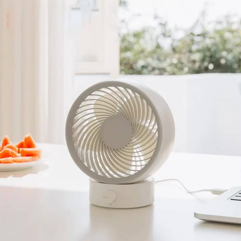 Fan Portable Air Conditioner USB Mini Electric Mute Rechargeable Desktop Strong Wind Gifts_voghion.com