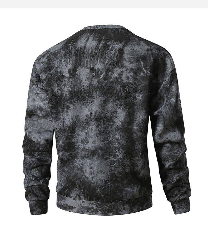 Men's Heavyweight Suede Fleece Hoodie – Camo Print & Relaxed Fit (M-XXXXL)_voghion.com