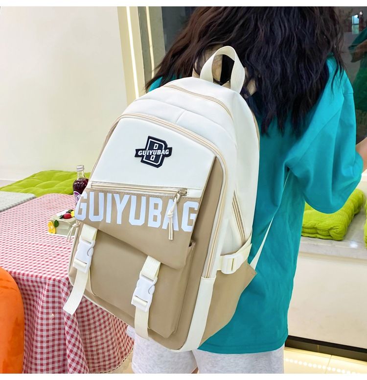 Women's bag 2024 new high-capacity for middle and high school students, fashionable backpack, computer bag, backpack_voghion.com