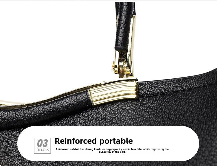 Borsa a mano da donna, elegante, a tracolla, per pendolari, per mamme di mezza età_voghion.com
