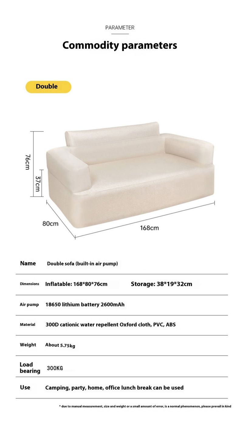 Lohascamping Outdoor Inflatable Air Sofa Portable WaterProof Lazy Sofa Backyard Home Travel Camping Picnic Relaxation Chair_voghion.com