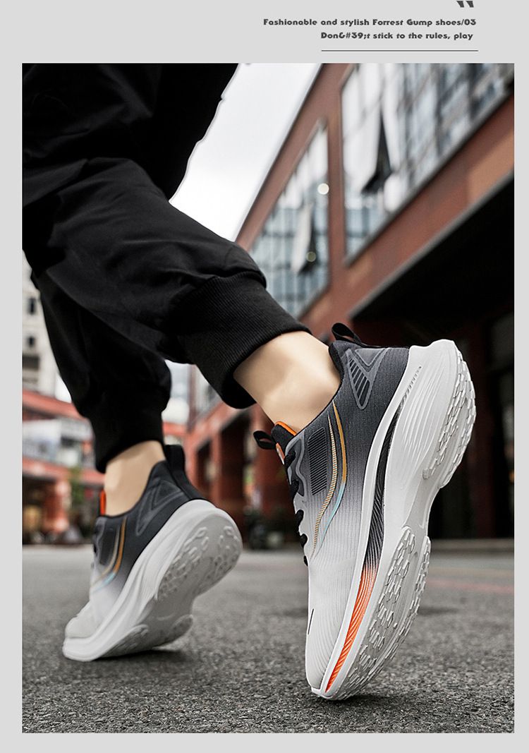 Men's Breathable Mesh Running Shoes Lightweight Comfortable Sneakers For Walking Gym Workout Casual Wear_voghion.com