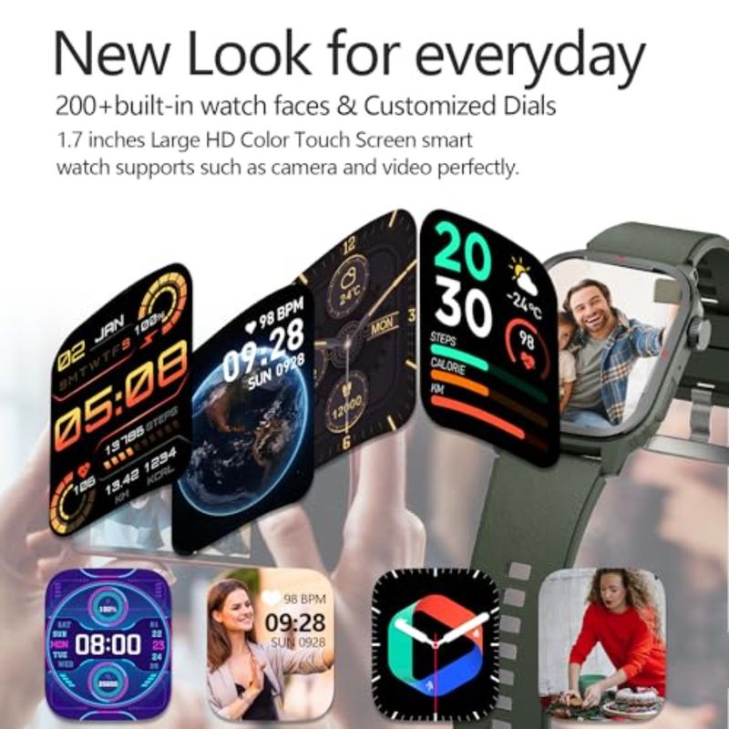 Smart Watch 1,8 Zoll Elektronische Sportmarke Smart Watch Kompatibel mit iOS- und Android-Telefonen Überwachen Sie den Blutsauerstoff_voghion.com