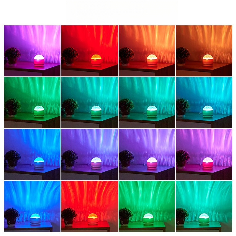 Luce d'atmosfera a LED con telecomando, per camera da letto con cielo stellato e aurora boreale, atmosfera creativa_voghion.com