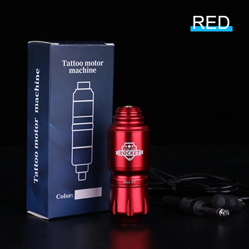Rotary Tattoo hine Professionale Breve Mini Rocket Motor RCA Corsa di alta qualità 3.6mm Rocket Tattoo Pen Gun Alluminio 2023 hot_voghion.com