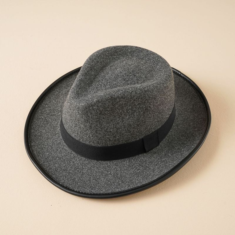 Großer vielseitiger Zylinder für Herren im Herbst und Winter, britischer lässiger Outdoor-Mode-Drache-Phoenix-Nylon-Filzhut_voghion.com