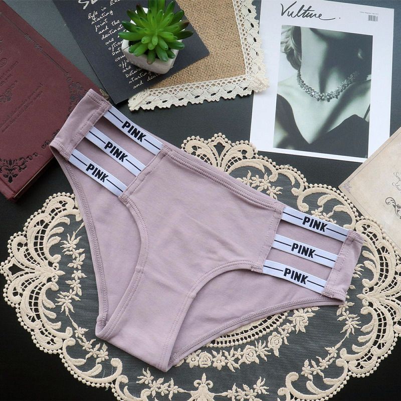 2025d ROSA Baumwolle Brief Strap Sexy Höschen Niedrige Taille High-end Plus Größe frauen Unterwäsche_voghion.com