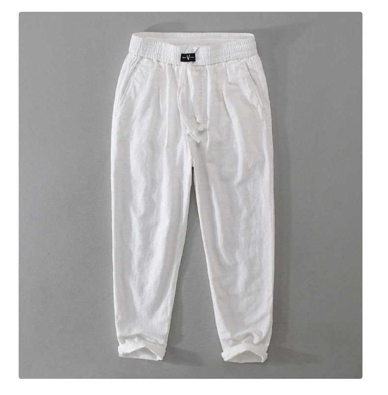 2024 Fréijoer Summer Nei Léngen Cargo Hosen fir Casual Schnür Dënn Grouss Täsch Hosen Streetwear Männer FY7101_voghion.com