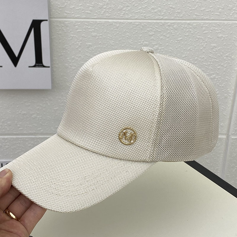 Cappello da donna 2023 Nuovo berretto da baseball di marca di moda più venduto Cappelli da sole in rete traspirante selvaggia per il tempo libero all'aperto_voghion.com