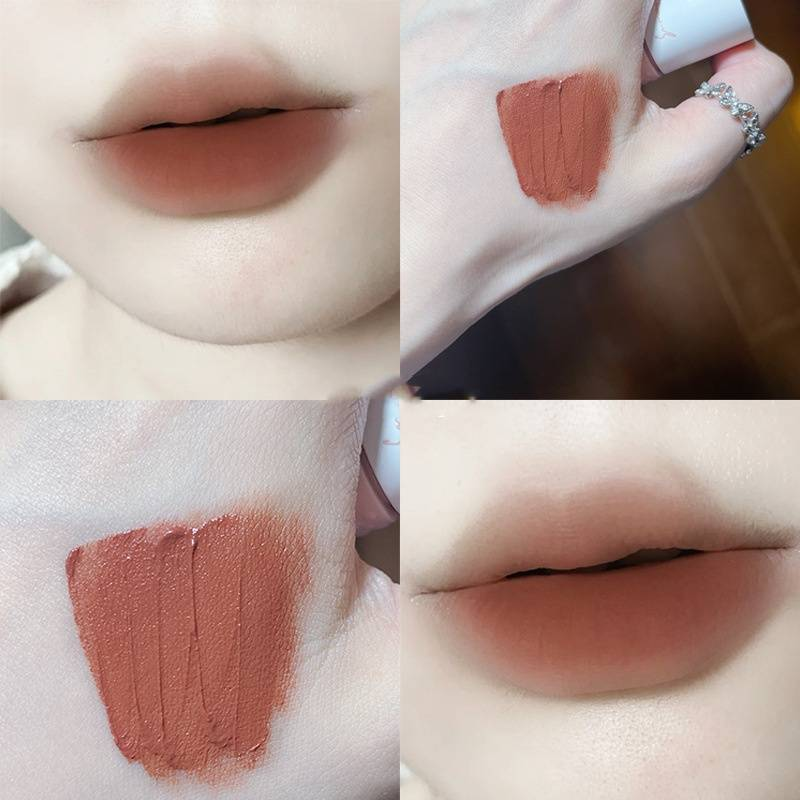 Makeup Velvet Matte Lip Glaze Pinkyfocus Student Erschwinglicher, lang anhaltender Farblippenstift, samtige Textur, lichtechter Lippenschlamm_voghion.com