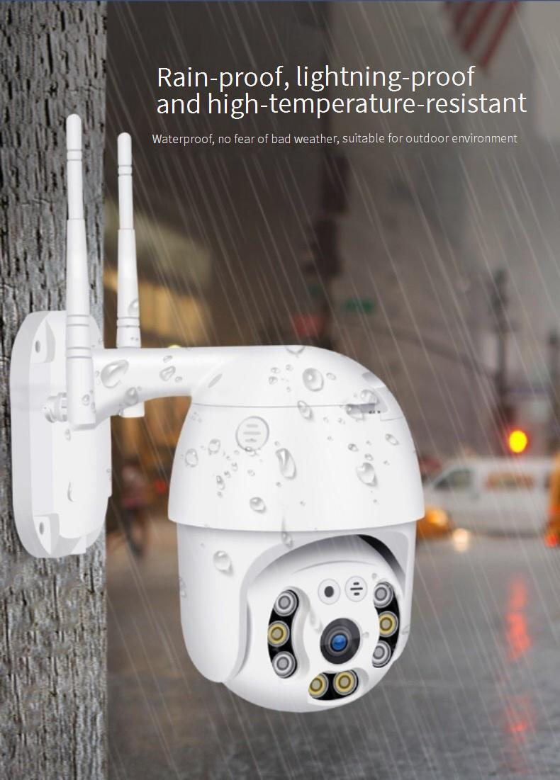 Camere de securitate dedicate V380 Xiongmai Wifi Ball Machine HD Full Color, viziune nocturnă, cameră de supraveghere video pentru exterior, telefon mobil, de la distanță_voghion.com