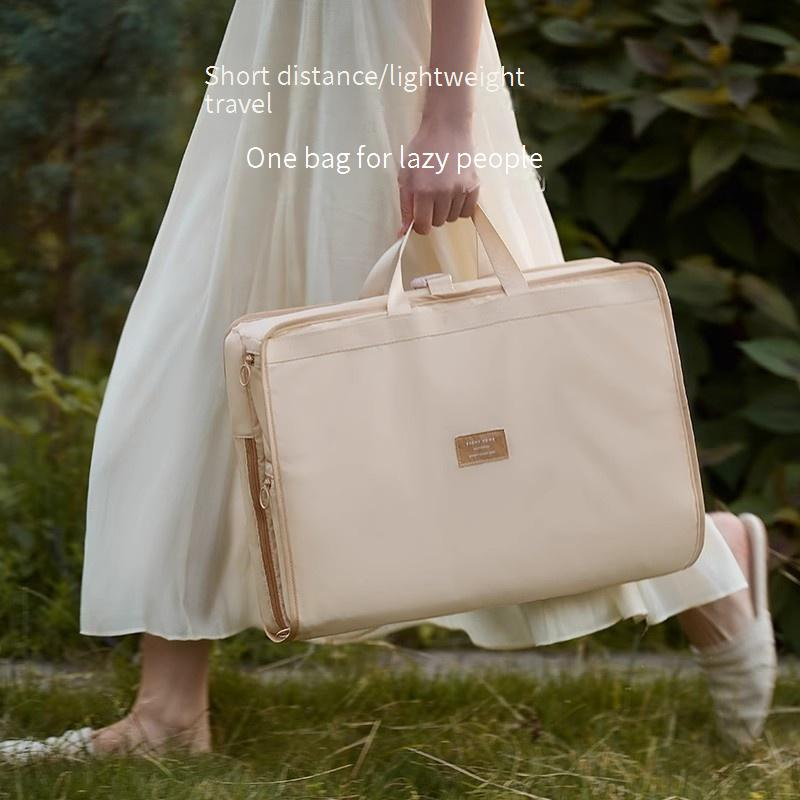 7-in-1 Travel Compression Packing Cubes Set - Hanging & Foldable Organizer For Clothes, Underwear, Shoes_voghion.com