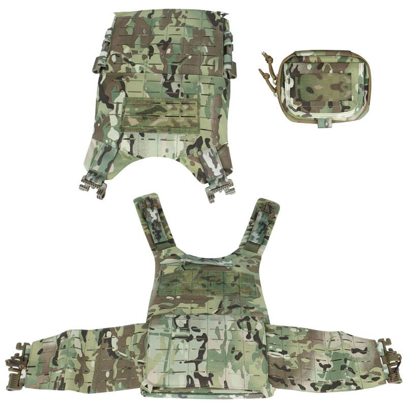 Tactical Quick-Release Vest – Lightweight Combat Gear For Airsoft & Outdoor Training| Breathable & Durable (One Size Fits All)_voghion.com