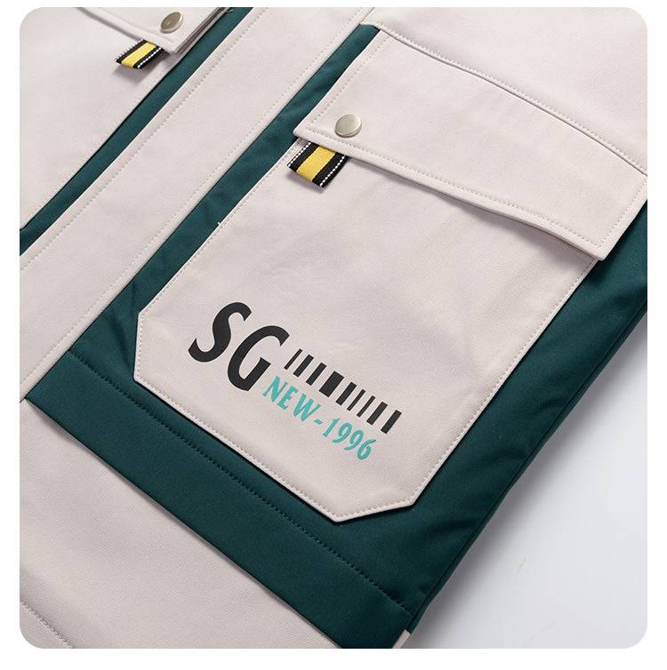 Men’s Winter Fleece-Lined Jacket – Thickened Cotton Padding | Hooded Work Coat | Black/Grey/Red/Green/Apricot | Sizes M-XXXXL_voghion.com