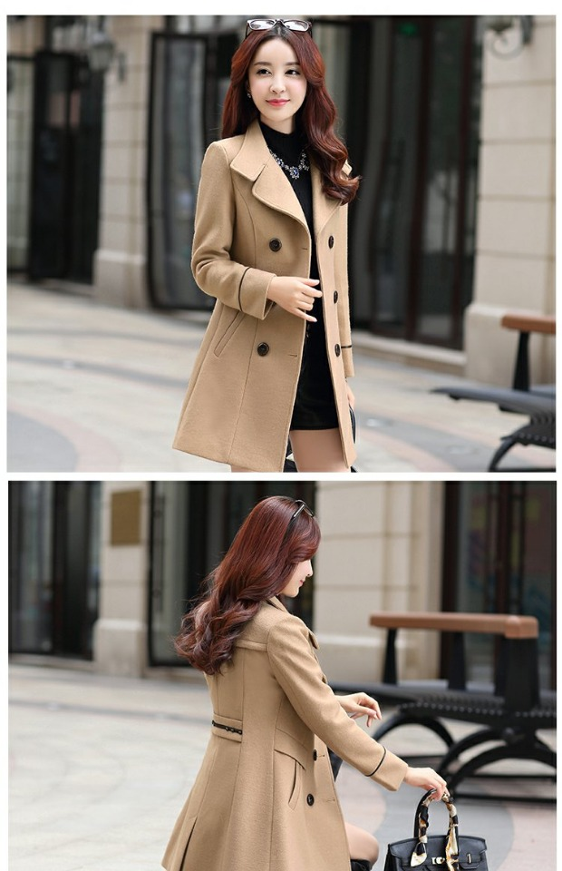 Women Wool Coats Spring Korean Slim Woolen Outwear 2023 New Double Breasted Wool Coat Overcoat Autumn Plus Size Womens_voghion.com