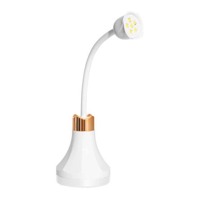 Lampada UV LED per unghie Lotus Mini da 21 W, pieghevole, con braccio girevole a 360°, ricaricabile rapidamente, per unghie in gel, per fai da te, salone di bellezza, manicure_voghion.com