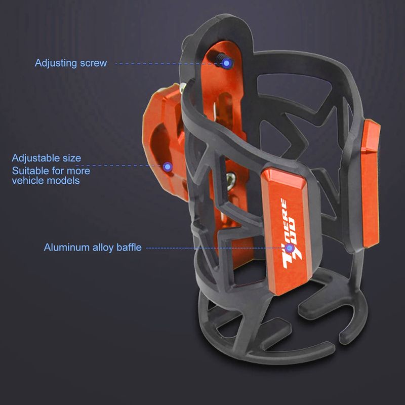 PER TENERE700 2021-2024+ Accessori per staffe per motociclette Portaborraccia Portabicchieri Tenere 700 Tenere700_voghion.com