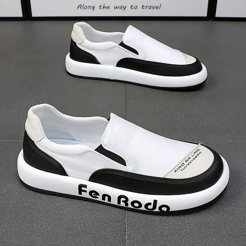Chaussures basses décontractées en toile pour hommes, nouvelle collection printemps/été 2024, One Step, respirantes et décontractées, en tissu de Pékin_voghion.com