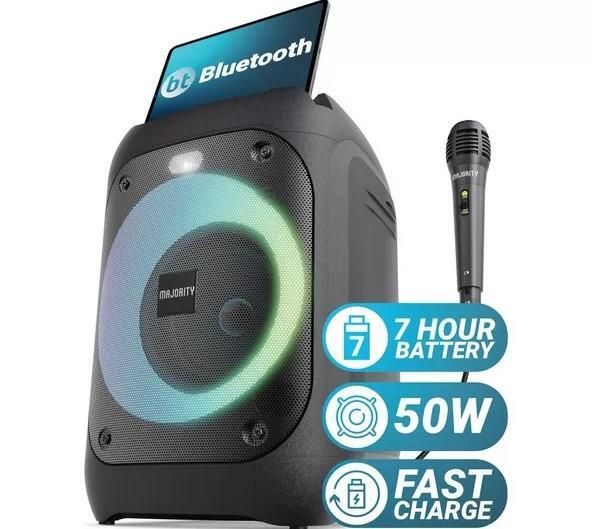 MAJORITY P100 Tragbarer Bluetooth-Lautsprecher - Schwarz_voghion.com